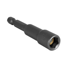 Головка торцевая магнитная 8 х 65 мм с хвостовиком HEX 1/4" (1 шт), блистер