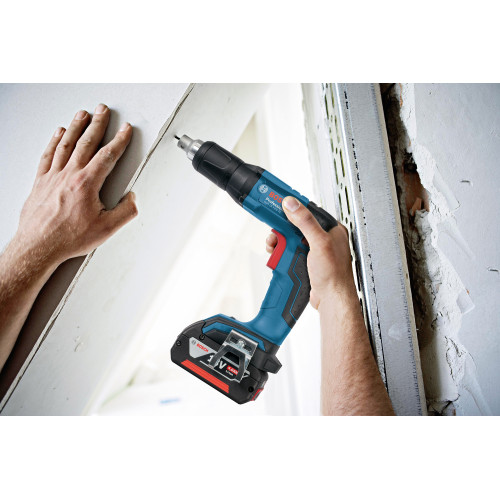 Аккумуляторный шуруповерт Li-Ion 18 В,  Bosch GSR 18 V-EC TE Professional (2 акк. 5.0 Ач) с насадкой MA 55 в L-Boxx 06019C8006