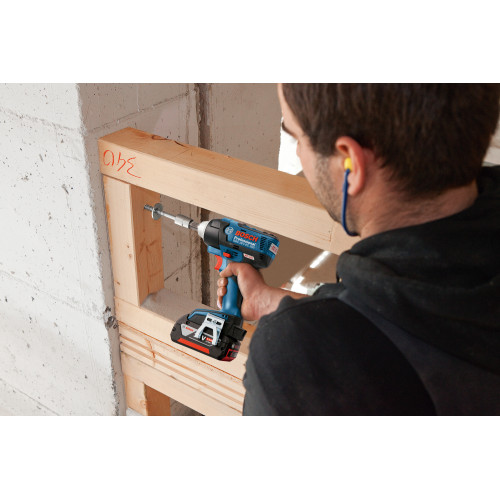 Аккумуляторный гайковерт Li-Ion 18 В, Bosch GDS 18 V-EC 250(2x5.0A/h) Professional 06019D8104