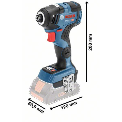 Аккумуляторный гайковерт Li-Ion 18 В,  Bosch GDR 18V-200 C  (без акк. и ЗУ) 06019G4104