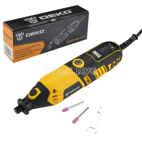 Электрический цифровой гравер 350Вт Deko DKRT350E-LCD 063-1412