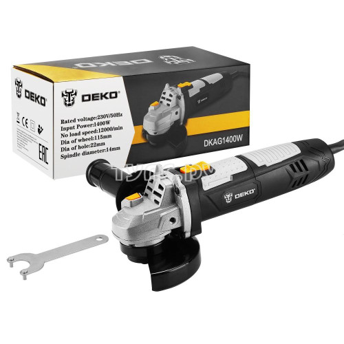 Углошлифовальная машина Deko DKAG1400W 063-2201