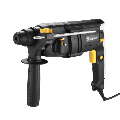 Перфоратор DEKO DKH850W в кейсе с набором из 3 буров SDS+ 063-4116