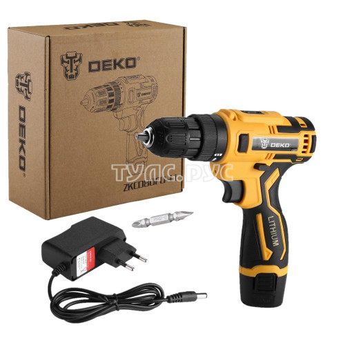 Аккумуляторная дрель-шуруповерт DEKO ZKCD80FU-Li SET 1 063-4127