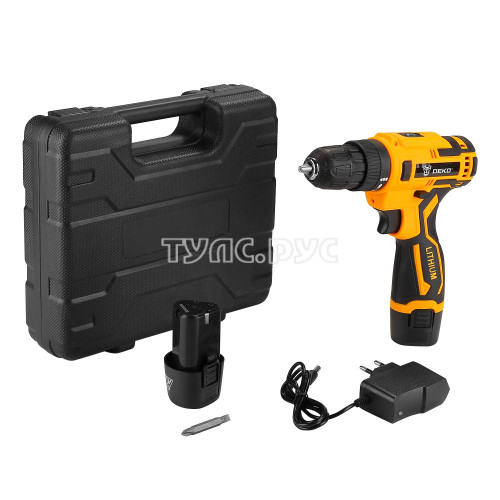 Аккумуляторная дрель-шуруповерт DEKO Banger 12V SET 3 в кейсе 063-4130