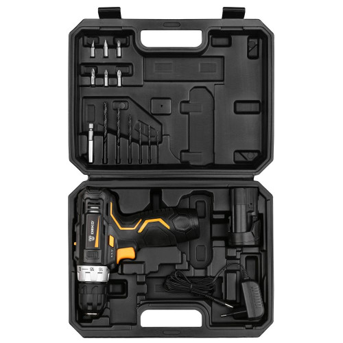 Аккумуляторная дрель-шуруповерт DEKO GCD12DU3 SET 4 в кейсе + оснастка 13 шт 063-4140