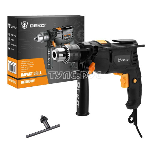 Сетевая ударная дрель DEKO DKID600W 063-4154