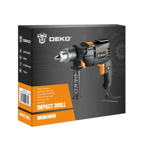 Сетевая ударная дрель DEKO DKID600W 063-4154