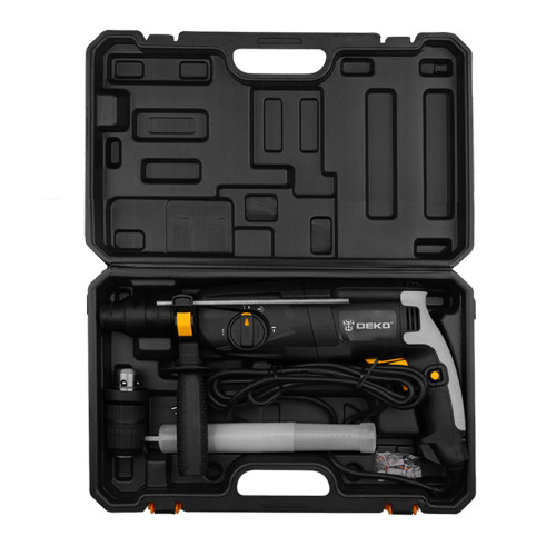 Перфоратор сетевой DEKO DKH1100W, 3,5J + дополнительный патрон, в кейсе 063-4159