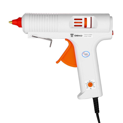 Термопистолет клеевой DEKO DKGG110 110Вт SET 1 с функцией THERMAL CONTROL + набор клеевых стержней 063-4972