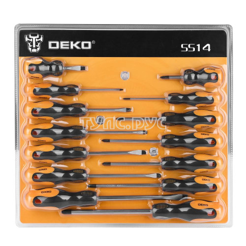 Набор отверток DEKO SS14 (14 предметов) 065-0604