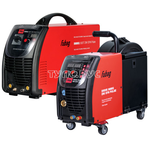 Сварочный полуавтомат инвертор INMIG 500T DW SYN PULSE (31443) ) + подающий механизм DRIVE INMIG DW SYN PULSE (31444) + горелка FB 400 3m (38449) + Шланг пакет 5м  (31408)