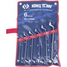 Набор накидных ключей, 6-17 мм, 6 предметов KING TONY 1706MR